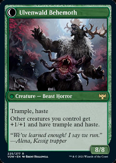 Ulvenwald Oddity // Ulvenwald Behemoth [Innistrad: Crimson Vow]-2