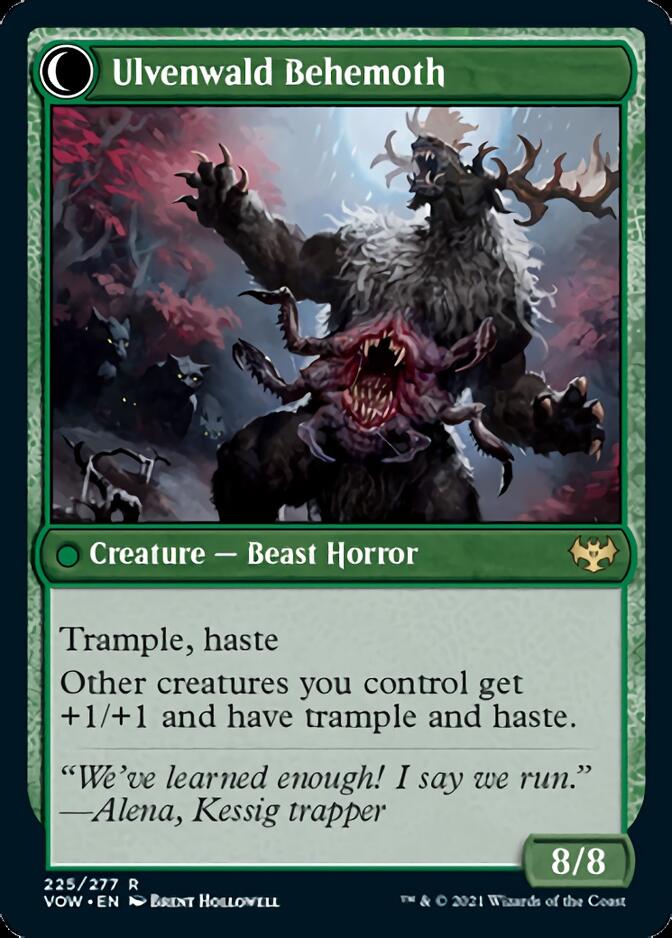 Ulvenwald Oddity // Ulvenwald Behemoth [Innistrad: Crimson Vow]-2