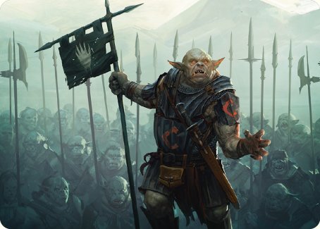 Ugluk of the White Hand Art Card [The Lord of the Rings: Tales of Middle-earth Art Series]-1