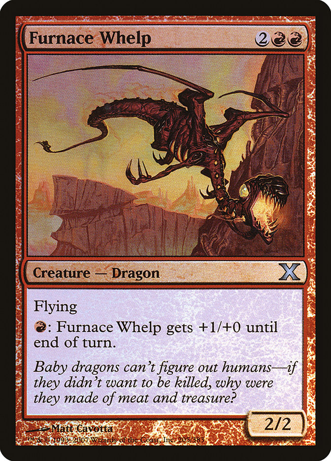 Furnace Whelp (Premium Foil) [Tenth Edition]-1