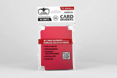 Ultimate Guard Card Dividers Standard Size Red (10)-1