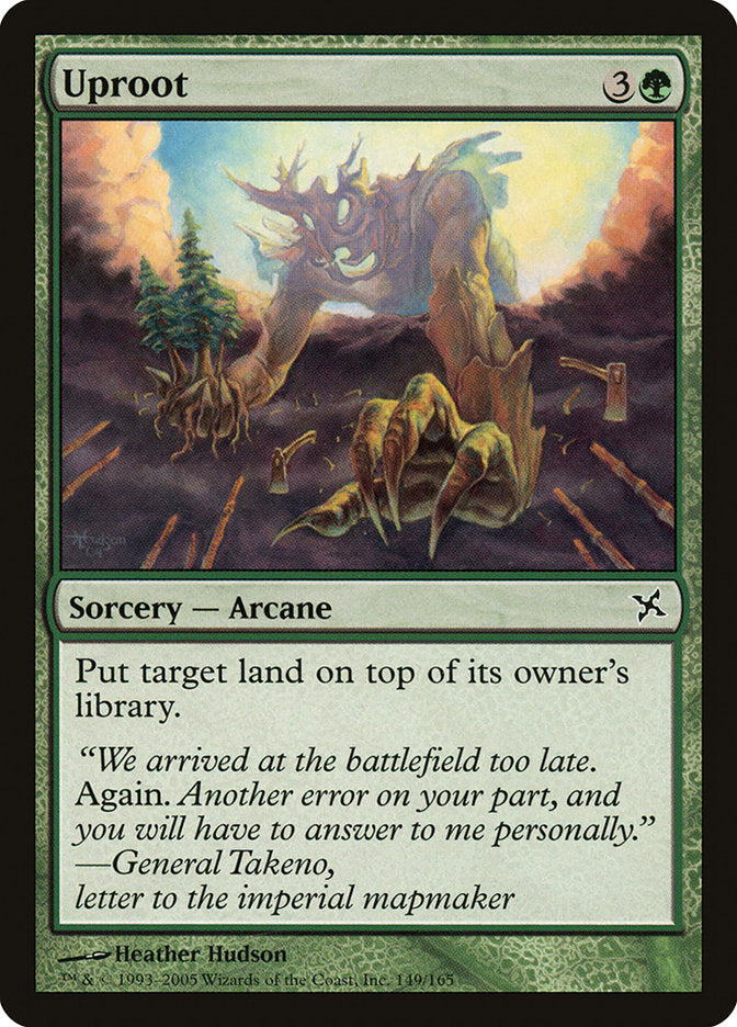 Uproot [Betrayers of Kamigawa]-1