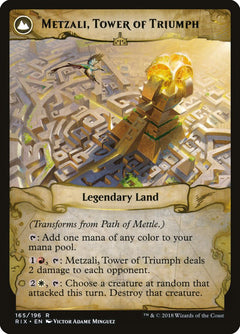 Path of Mettle // Metzali, Tower of Triumph [Rivals of Ixalan]-2