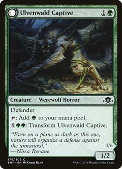 Ulvenwald Captive // Ulvenwald Abomination [Eldritch Moon]-1