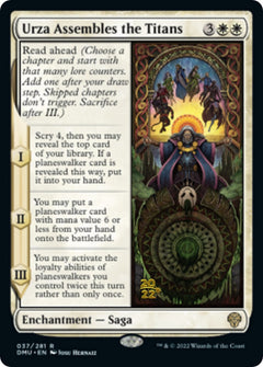 Urza Assembles the Titans [Dominaria United Prerelease Promos]-1