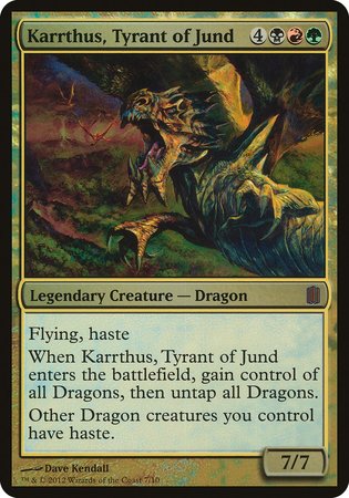 Karrthus, Tyrant of Jund (Commander's Arsenal) [Commander's Arsenal Oversized]-1