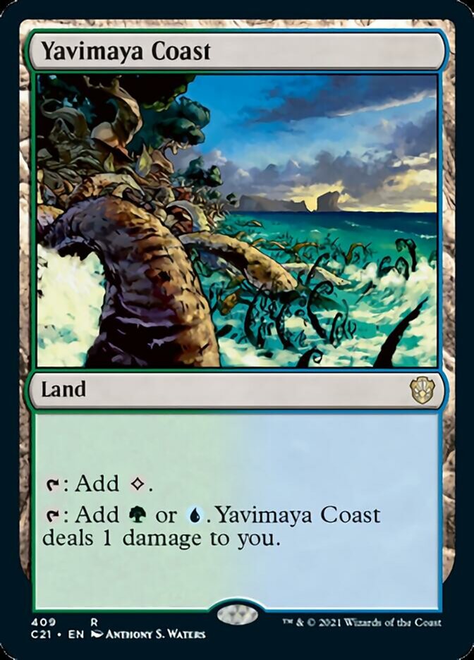 Yavimaya Coast [Commander 2021]-1
