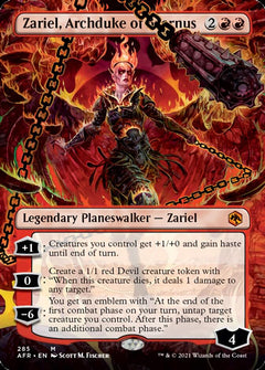 Zariel, Archduke of Avernus (Borderless) [Dungeons & Dragons: Adventures in the Forgotten Realms]-1