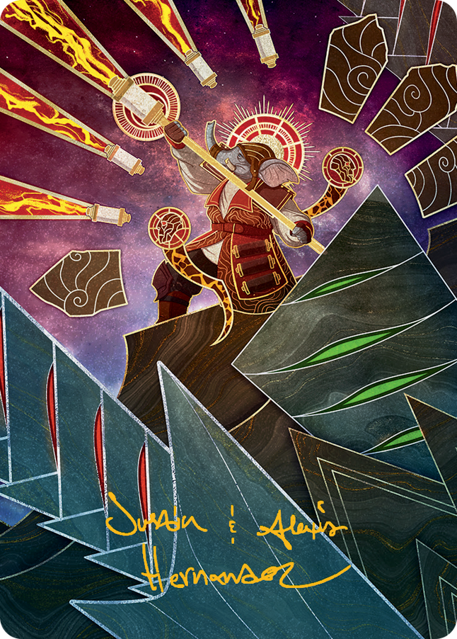 Quintorius, Loremaster Art Card (63) (Gold-Stamped Signature) [March of the Machine Art Series]-1