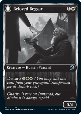 Beloved Beggar // Generous Soul [Innistrad: Double Feature]-1