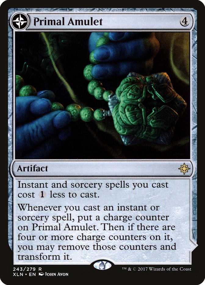 Primal Amulet // Primal Wellspring [Ixalan]-1