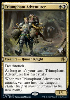 Triumphant Adventurer (Promo Pack) [Dungeons & Dragons: Adventures in the Forgotten Realms Promos]-1