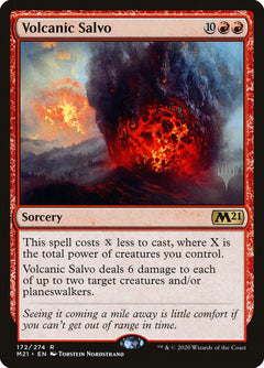 Volcanic Salvo (Promo Pack) [Core Set 2021 Promos]-1