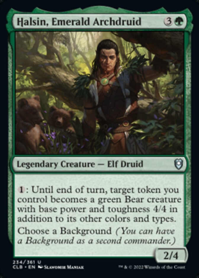 Halsin, Emerald Archdruid [Commander Legends: Battle for Baldur's Gate]-1