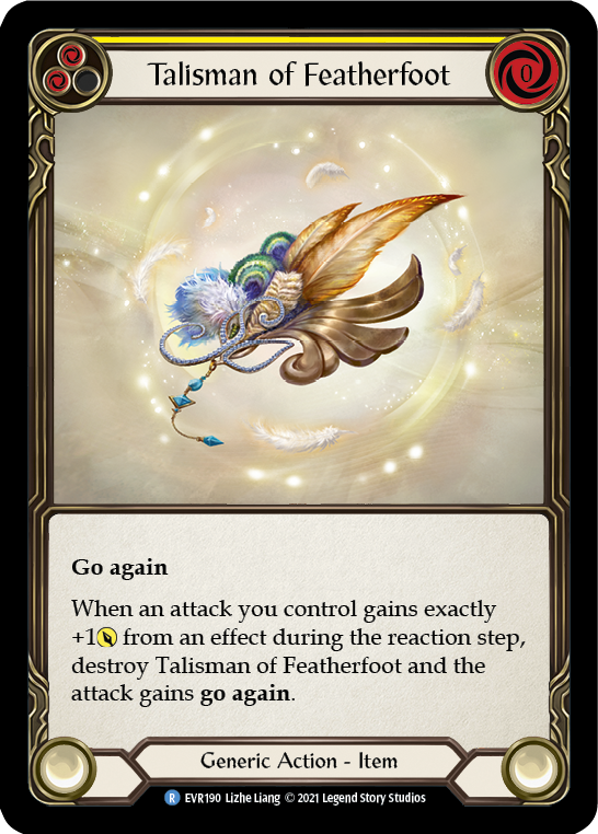 Talisman of Featherfoot [EVR190] (Everfest)  1st Edition Cold Foil-1