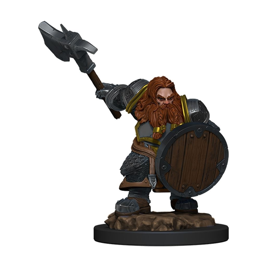 D&D Premium Painted Figures Dwarf Fighter Male-1