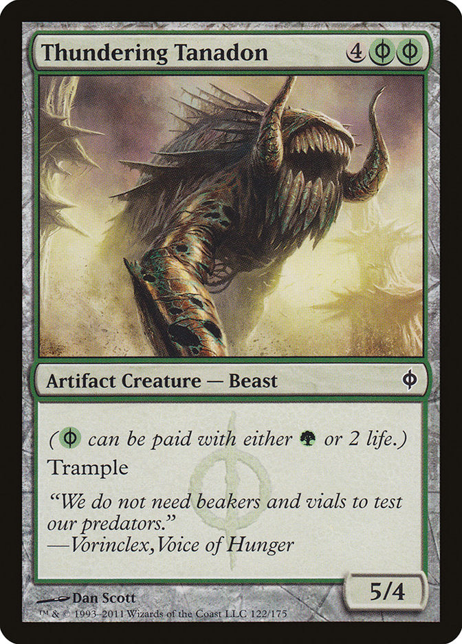 Thundering Tanadon [New Phyrexia]-1