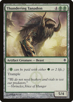 Thundering Tanadon [New Phyrexia]-1