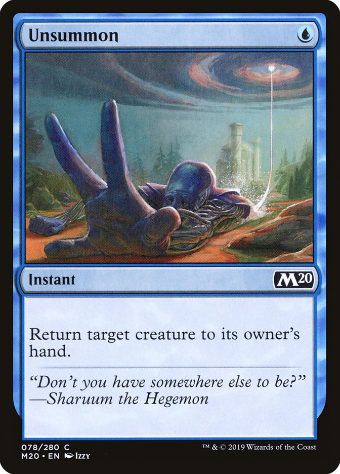 Unsummon [Core Set 2020]-1