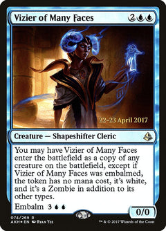 Vizier of Many Faces [Amonkhet Prerelease Promos]-1