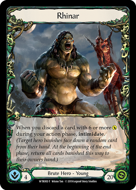 Katsu, the Wanderer // Rhinar [WTR076 // WTR002] (Welcome to Rathe)  1st Edition Normal-2