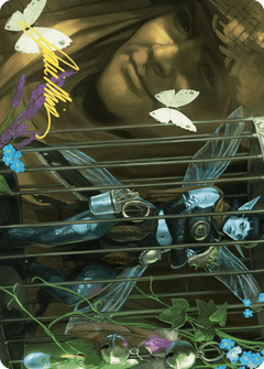 Cooped Up Art Card (Gold-Stamped Signature) [Wilds of Eldraine Art Series]-1