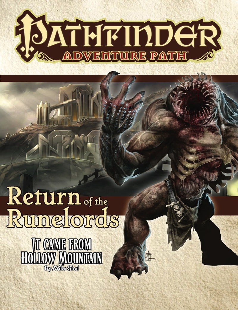 Pathfinder Adventure Path Return of the Runelords #2 It Came from Hollow Mountain-1
