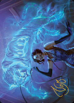 Extravagant Replication Art Card (Gold-Stamped Signature) [Streets of New Capenna Art Series]-1