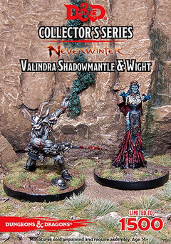 D&D Collectors Series Miniatures Neverwinter Valindra Shadowmantle & Wight (2 Figs)-1