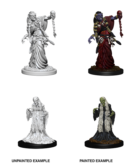 D&D Nolzurs Marvelous Unpainted Miniatures Green Hag & Night Hag-1