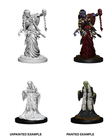 D&D Nolzurs Marvelous Unpainted Miniatures Green Hag & Night Hag