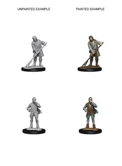 Pathfinder Deep Cuts Unpainted Miniatures Towns People (Farmer/Aristocrat)-1