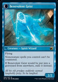 Malevolent Hermit // Benevolent Geist [Innistrad: Midnight Hunt]-2
