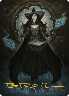 Tasha, the Witch Queen Art Card (76) (Gold-Stamped Signature) [Commander Legends: Battle for Baldur's Gate Art Series]-1