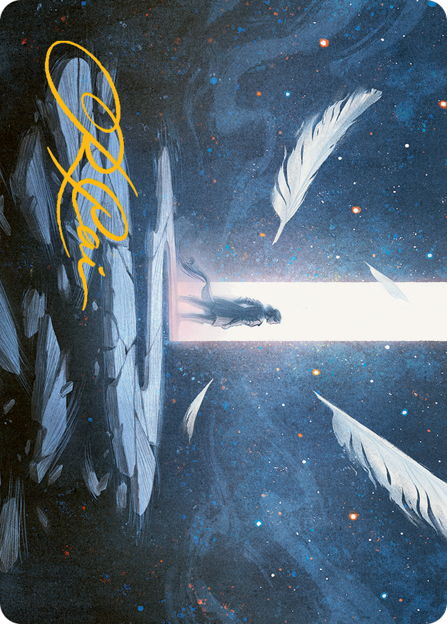 Moment of Truth Art Card (Gold-Stamped Signature) [March of the Machine Art Series]-1