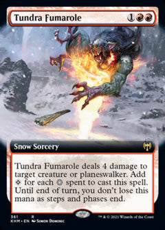 Tundra Fumarole (Extended Art) [Kaldheim]-1