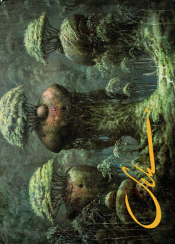 Forest Art Card (Gold-Stamped Signature) [Dominaria United Art Series]-1