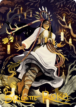 Candlegrove Witch 2 Art Card (Gold-Stamped Signature) [Innistrad: Midnight Hunt Art Series]-1