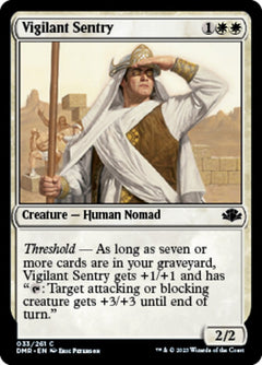 Vigilant Sentry [Dominaria Remastered]-1