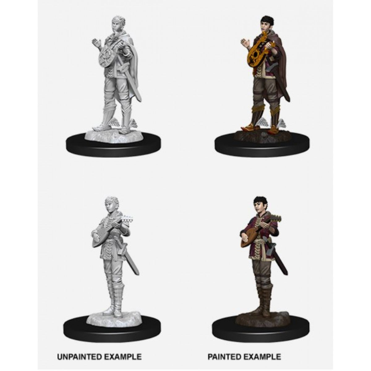 D&D Nolzurs Marvelous Unpainted Miniatures Female Half Elf Bard-1