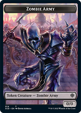 Zombie Army Double-Sided Token [Starter Commander Decks]-1