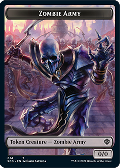 Zombie Army Double-Sided Token [Starter Commander Decks]-1
