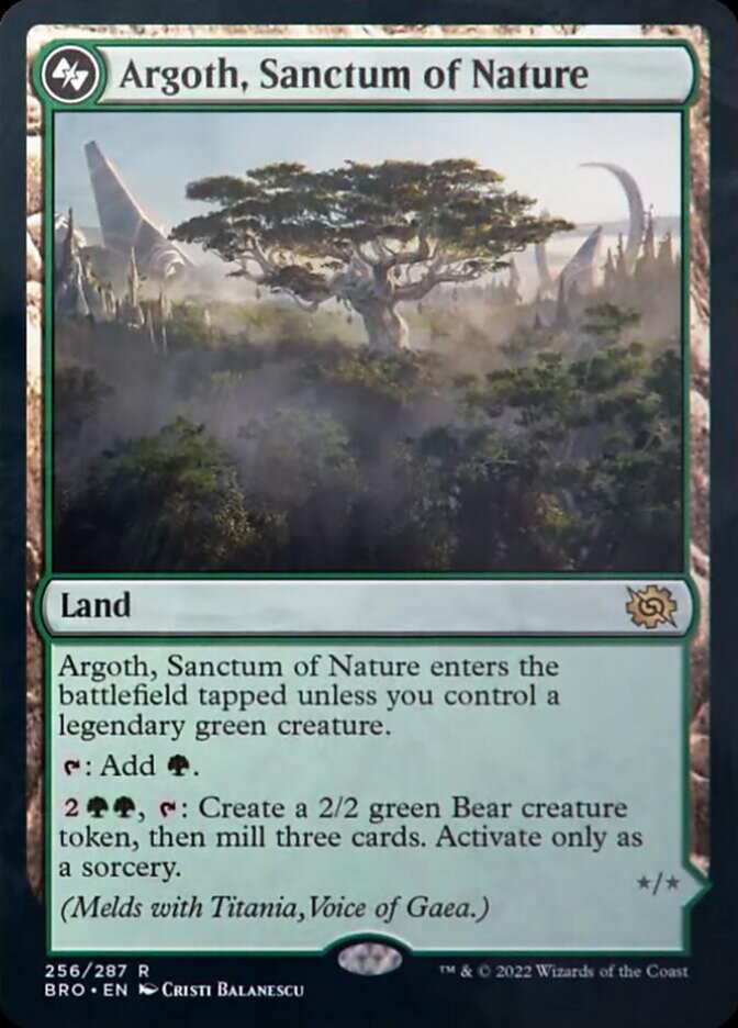 Argoth, Sanctum of Nature [The Brothers' War]-1