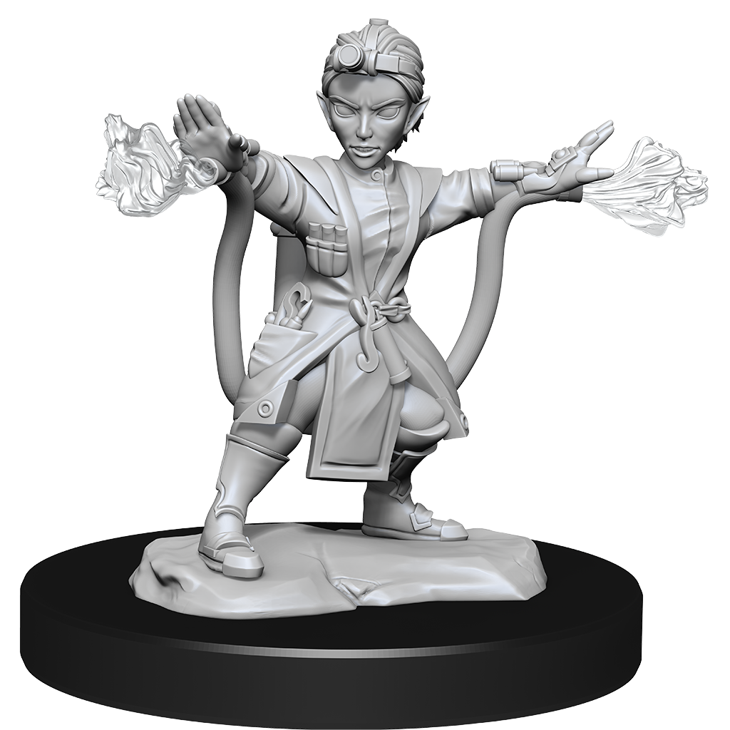 D&D Nolzurs Marvelous Unpainted Miniatures Gnome Artificer Female-1