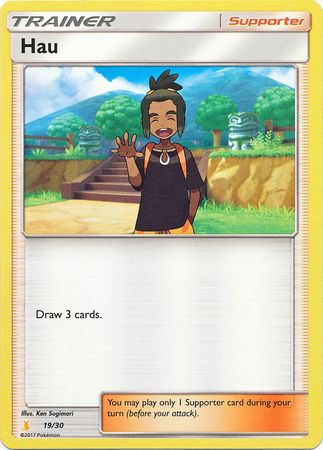 Hau (19/30) [Sun & Moon: Trainer Kit - Alolan Raichu]-1