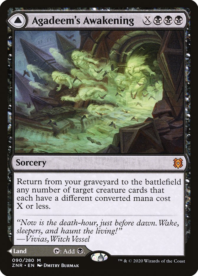 Agadeem's Awakening // Agadeem, the Undercrypt [Zendikar Rising]-1