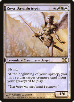 Reya Dawnbringer (Premium Foil) [Tenth Edition]-1