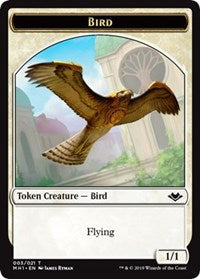 Bird (003) // Myr (019) Double-Sided Token [Modern Horizons Tokens]