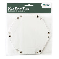 LPG Hex Dice Tray 6" White-1