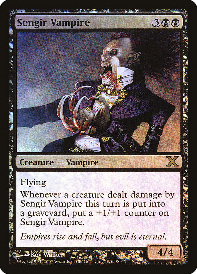 Sengir Vampire (Premium Foil) [Tenth Edition]-1